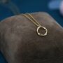 Sterling Silver Tiny Mobius Strip Pendant Necklace, thumbnail 4 of 12