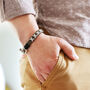 Men's Personalised 'Kiss' Woven Cord Bracelet, thumbnail 3 of 12