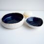 Handmade Navy Blue Ceramic Soap Dish, thumbnail 1 of 12