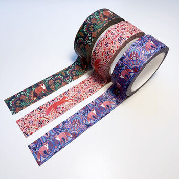Peach Wander Fox Washi Tape 15mm, 7 of 7