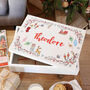 Personalised Vintage Toy Print Wooden Christmas Eve Box, thumbnail 2 of 5