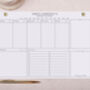 Personalised Weekly Planner Pad Desk Stationery, thumbnail 1 of 4