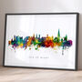 Isle Of Wight Skyline Cityscape Art Print, thumbnail 1 of 12