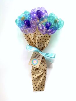 Mermaid Bouquet Recycled Plastic Bottle Flowers, 5 of 7