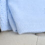 Personalised Blue Cellular Blanket, thumbnail 5 of 8