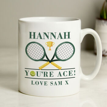 Personalised You're Ace Tennis Mug, 3 of 5
