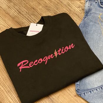 Recognition Embroidered Ladies Sweatshirt, 2 of 3