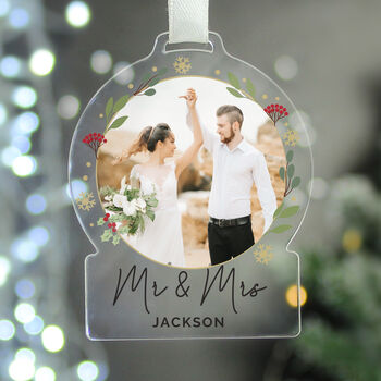 Personalised Photo Upload Christmas Tree Decoration, 4 of 5