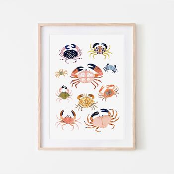 Crab Art Print, 3 of 5