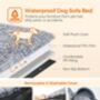Dog Sofa Bed Calming Bed Pet Plushy Cover, thumbnail 3 of 7
