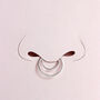 Sterling Silver Fake Septum Double Nose Ring Cuff, thumbnail 3 of 4