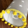 Star Lampshade With Pom Pom Trim, thumbnail 2 of 6