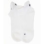 Organic White And Polka White Men's Trainer Socks, thumbnail 6 of 8
