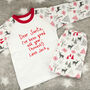 Personalised Good All Year Children's Christmas Pyjamas, thumbnail 1 of 3