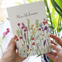 Personalised Thank You Teacher Wildflower Notebook, thumbnail 3 of 10