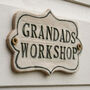 Grandad's Workshop Ceramic Sign, thumbnail 2 of 4