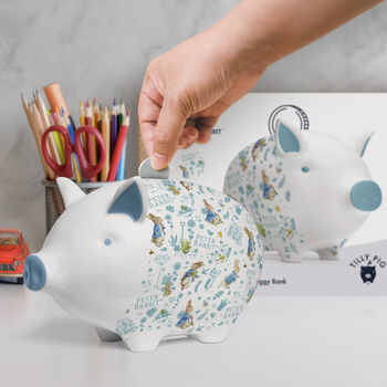 Tilly Pig Peter Rabbit Piggy Bank, 2 of 12