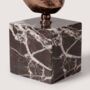 Abstract Face Sculpture Rose Gold Decorative Bust, thumbnail 5 of 9