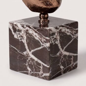 Abstract Face Sculpture Rose Gold Decorative Bust, 5 of 9