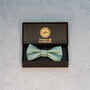 Sage Green Textured Tie Set And Socks Wedding Groomsmen Gift, thumbnail 4 of 6