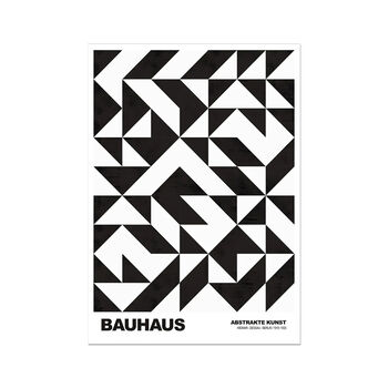 Bauhaus Monochrome Art Poster Abstract, 2 of 2