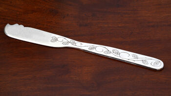 Hallmarked Solid Sterling Silver Butter Knife, 3 of 6