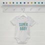 Super Mum Super Baby Mum And Baby T Shirt Set, thumbnail 3 of 6
