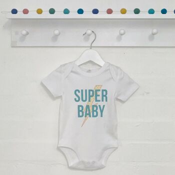 Super Mum Super Baby Mum And Baby T Shirt Set, 3 of 6