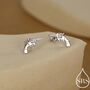 Sterling Silver Pistol Stud Earrings, thumbnail 1 of 12