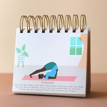 Daily Yoga Poses Desktop Flip Chart, 9 of 9