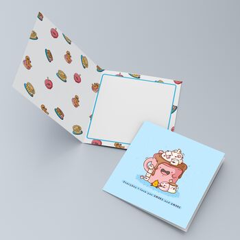Cute Marshmallow Greetings Card, 4 of 10