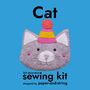 Cat In A Hat Felt Decoration Sewing Kit, thumbnail 1 of 5