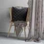 Embroidered Scalloped Edge Curtain, thumbnail 1 of 3