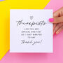 Special Therapist Thank You Card, thumbnail 1 of 2