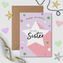 Rockstar Sister Birthday Card, thumbnail 1 of 2