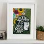 Be Kind To Your Mind Print, thumbnail 6 of 6