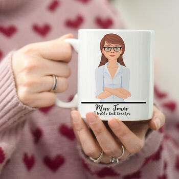 Personalised Create Your Own Teacher Thank You Gift Mug, 2 of 8