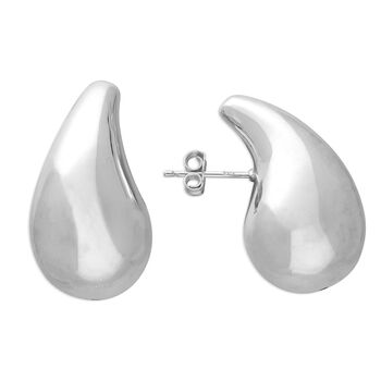 Statement Sterling Silver Teardrop Earrings, 3 of 4