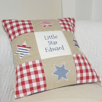 Personalised Little Star Cushion, 5 of 6