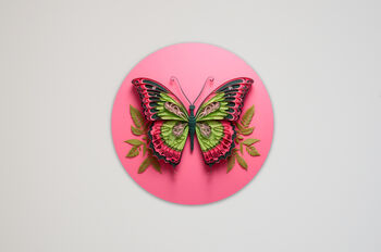 Butterfly Get Well Soon Kaleidoscope Heart Card, Not 3D, 10 of 12