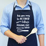 Personalised Retirement Personal Chef Apron, thumbnail 1 of 5