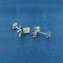 Pineapple Stud Earrings, thumbnail 2 of 7