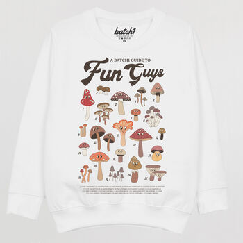 Fun Guys Boys' Mushroom Guide Sweatshirt, 5 of 5
