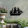 Sailing Ship Metal Wall Art Gift For Nautical Garden Decor, thumbnail 5 of 10