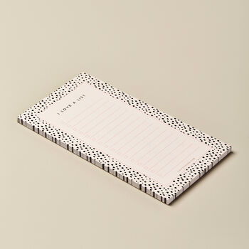 To Do List Notepad Dalmatian Mini Print Pattern Jotter, 2 of 7