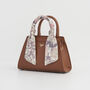 Deco Blooms Mini Tan Tote, thumbnail 3 of 6