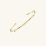 Five Lab Grown Diamond Cuff Gold Vermeil, thumbnail 2 of 3