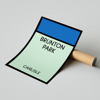 Brunton Park Monopoly Carlisle Football Print, 2 of 2