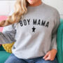 Boy Mama Ladies Sweatshirt, thumbnail 1 of 3