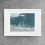 Ocean Beach Wave Coastal Art Print, thumbnail 4 of 10